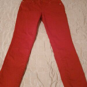 Westport Womens Red Jeans Size 8